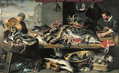 The Fish Market by Frans Snyders or Snijders